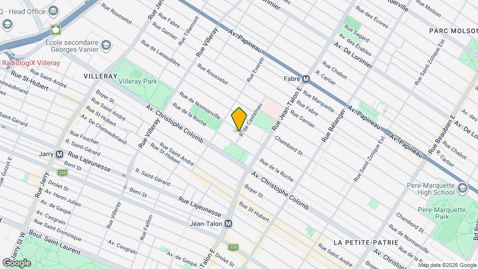 7330 De Normanville Rue Map and Location Details