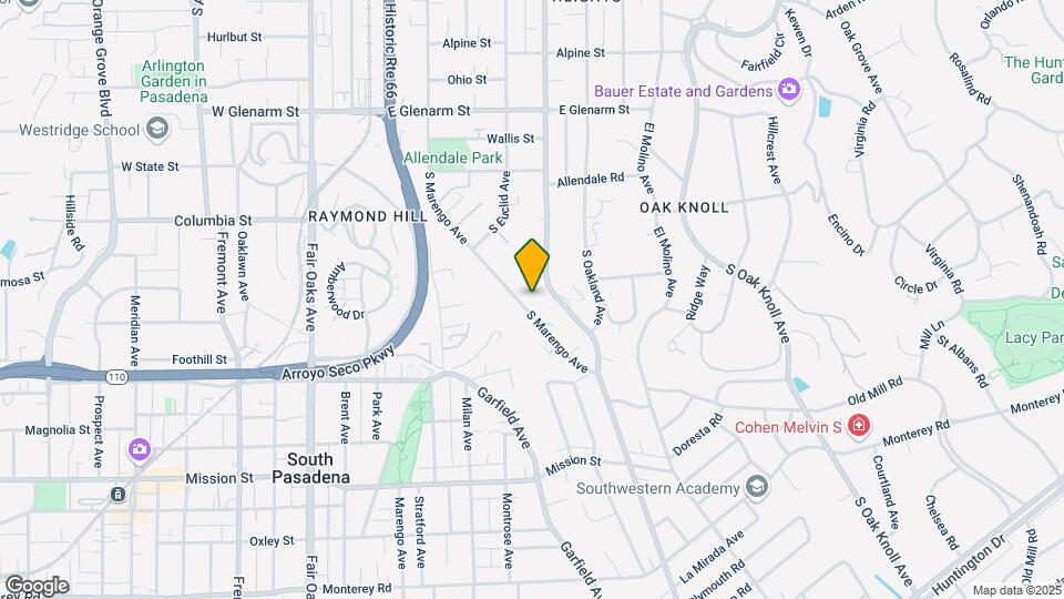 1420 S Marengo Ave Map and Location Details