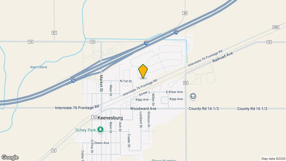 304 Foster Ave Map and Location Details