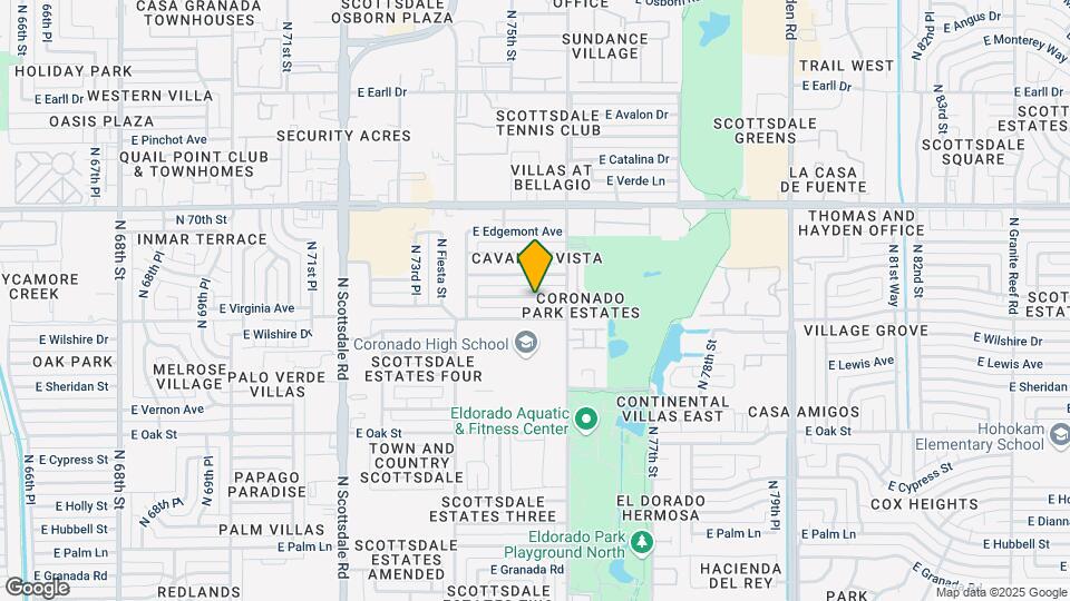 7519 E Princeton Ave Map and Location Details