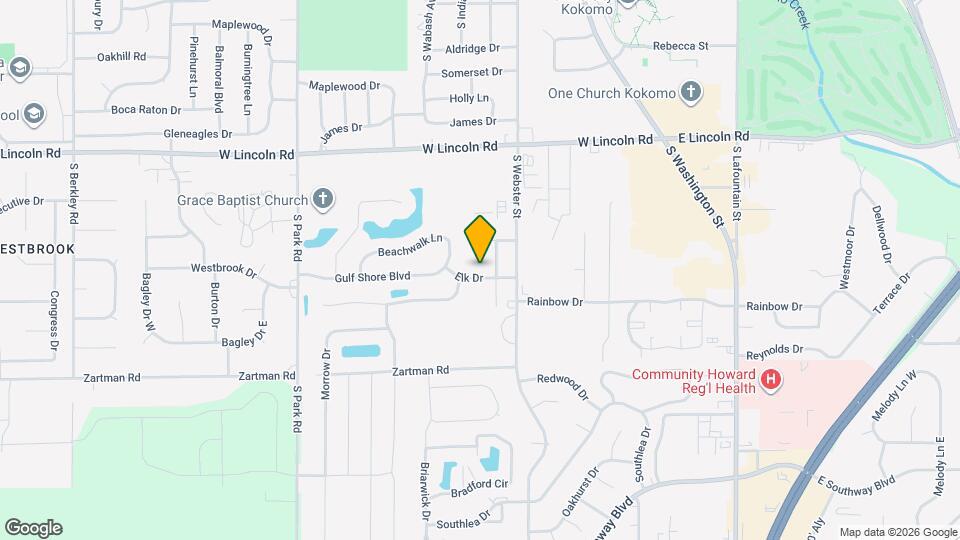 Kokomo Manor Apartments Map and Location Details