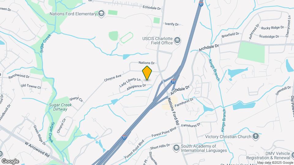 1026 Allegiance Dr Map and Location Details