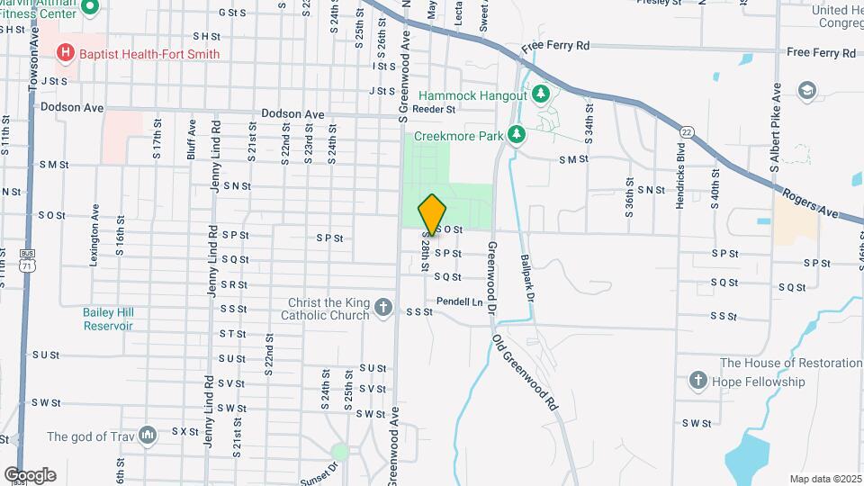 1613 S 28th St Map and Location Details