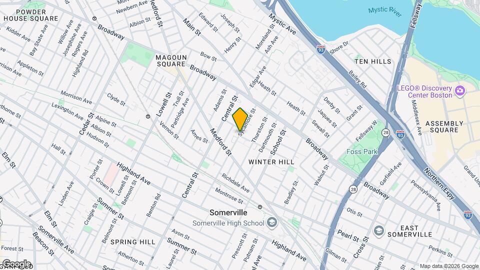 122 Sycamore St, Unit 2 Mapa y Detalles de la Ubicación