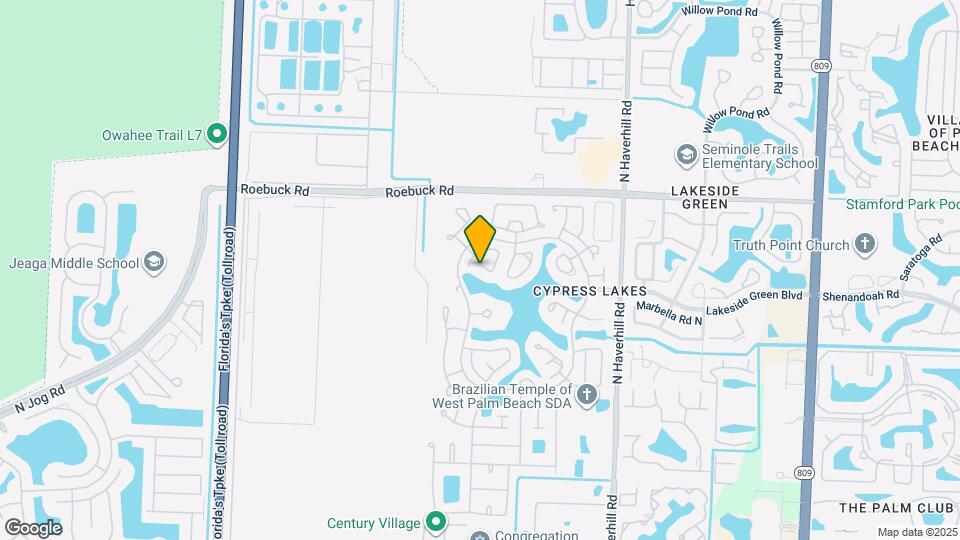 3810 Rowena Cir Map and Location Details