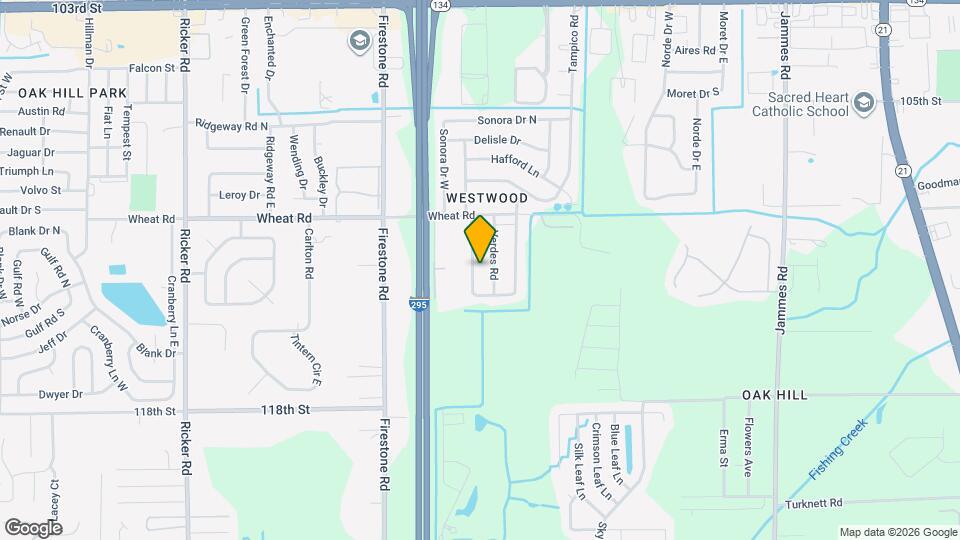 6131 George Wood Ln W Map and Location Details