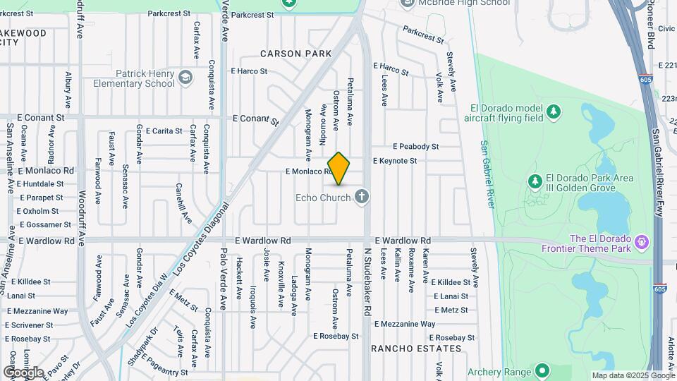 6802 E Huntdale St Map and Location Details