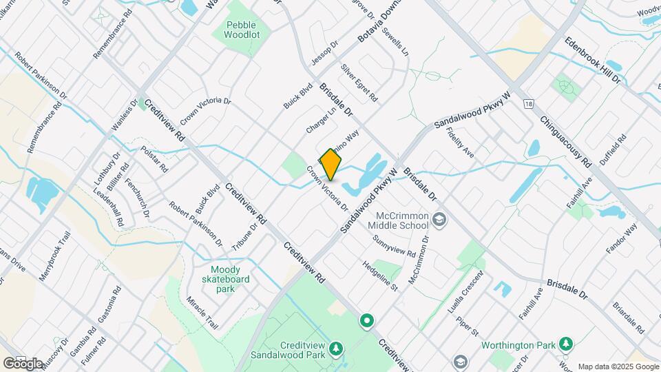 25 Crown Victoria Dr Map and Location Details