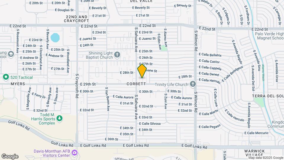 1862 S Poetry Ln Map and Location Details