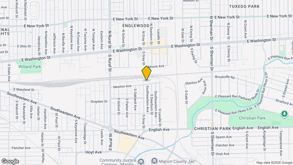 3110 Newton Ave Map and Location Details