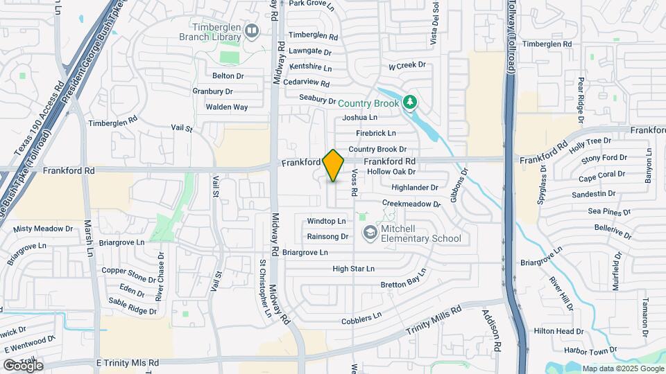 18111 Whispering Gables Ln Map and Location Details