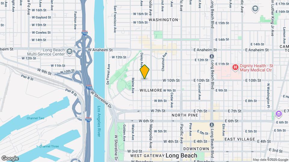 534 W 10th St Map and Location Details