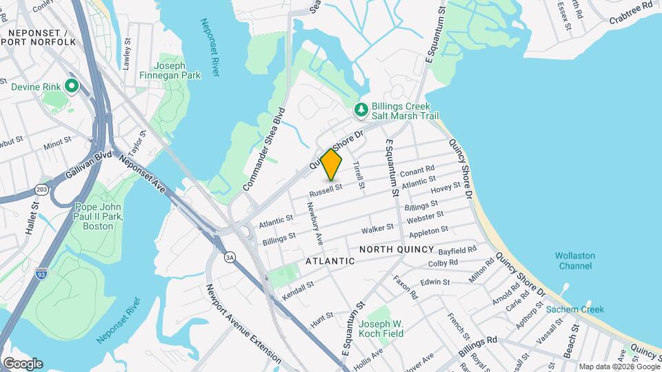 46 Russell St Map and Location Details