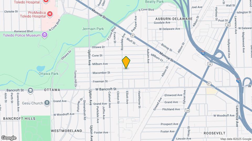 1656 Macomber St Map and Location Details