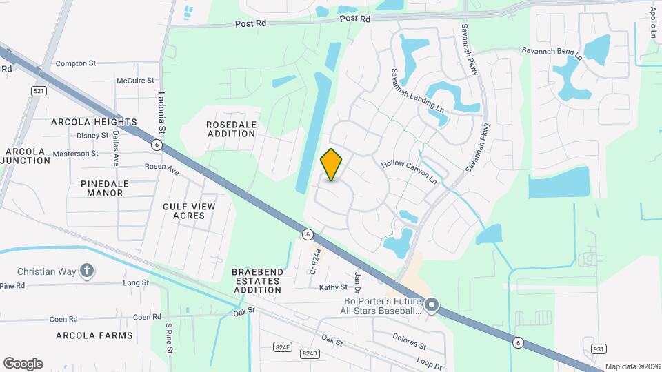 14213 Stone Bluff Ln Map and Location Details