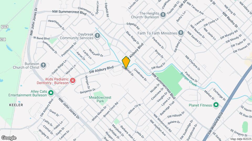 729 Ridgehill Dr Map and Location Details