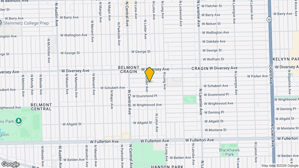 5454 W Schubert Ave Map and Location Details