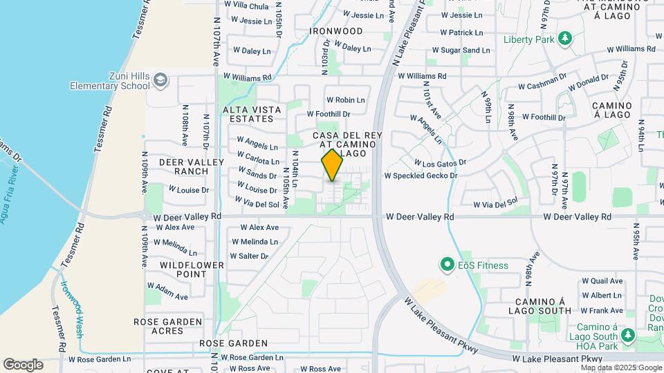 22026 N 103rd Ln Map and Location Details