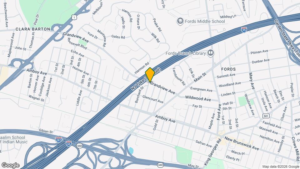 72 Carlton St Map and Location Details