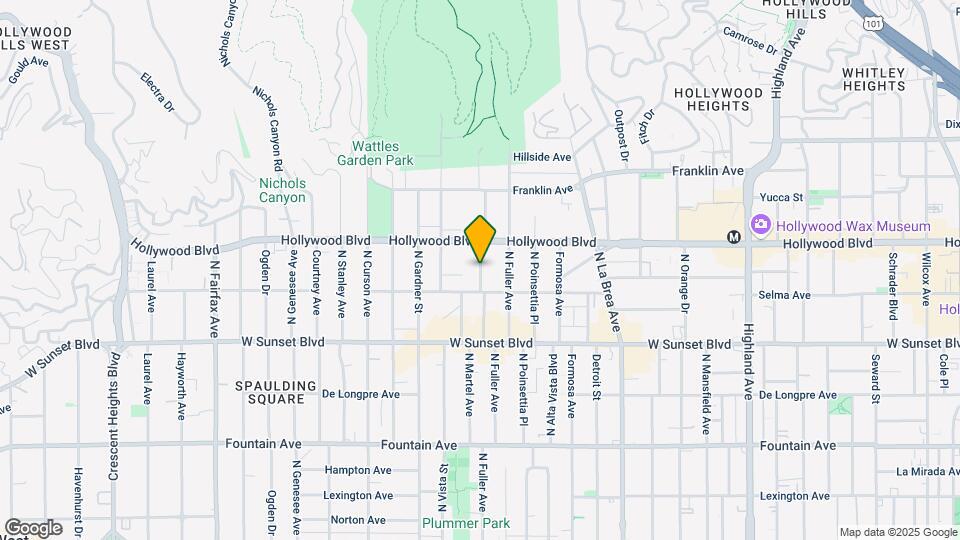 1635 N Martel Ave Map and Location Details