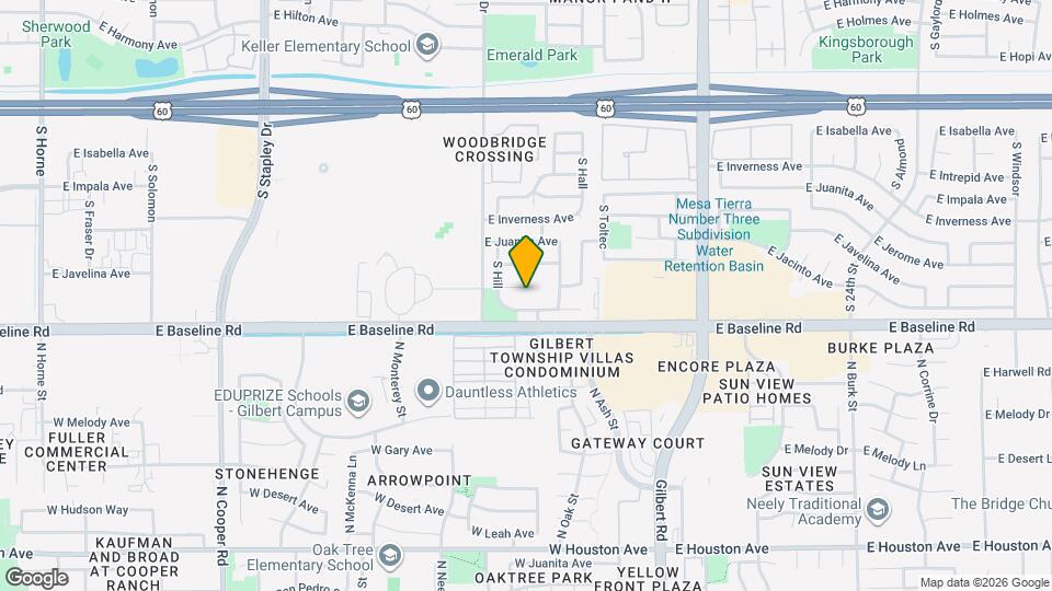 1631 E Javelina Cir Map and Location Details