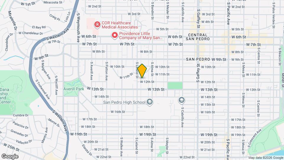 1068 W 12th St Mapa y Detalles de la Ubicación