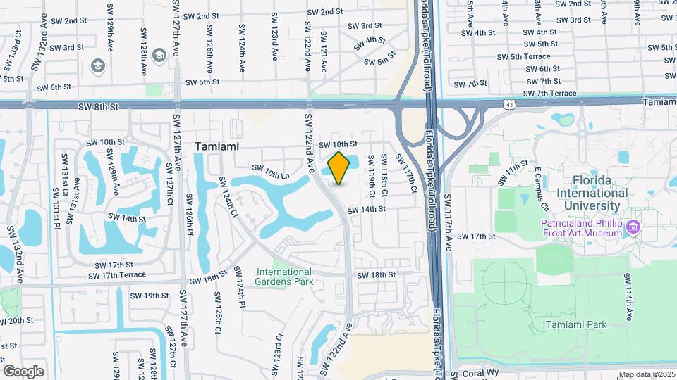 1121 SW 122nd Ave Map and Location Details