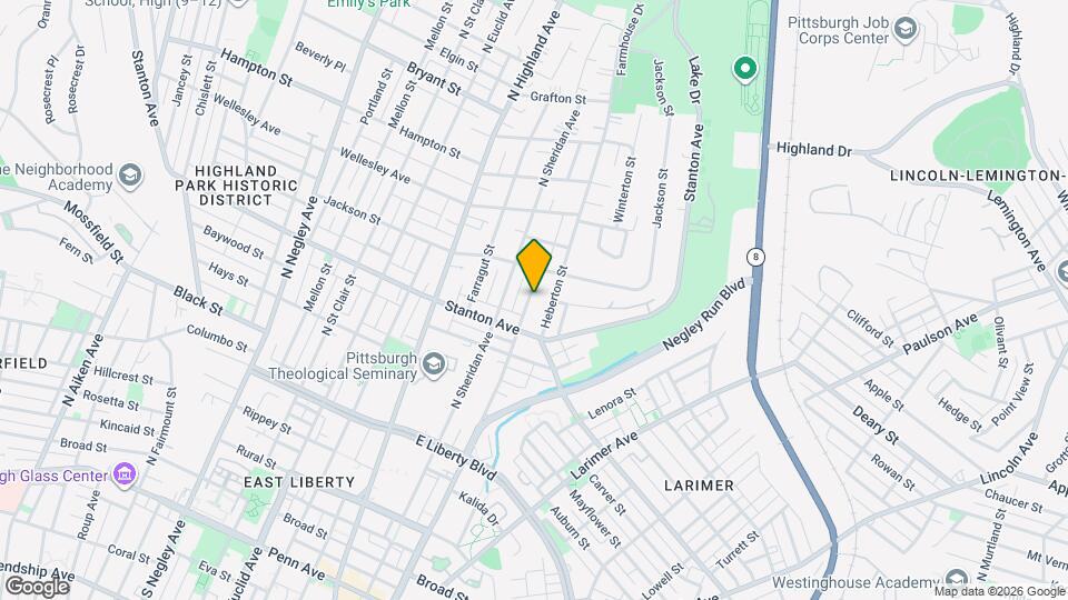 826 Collins St Map and Location Details