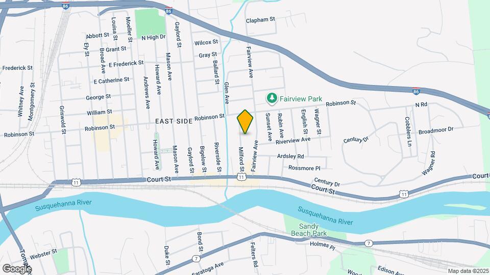 32 Milford St, Unit 2nd floor Map and Location Details