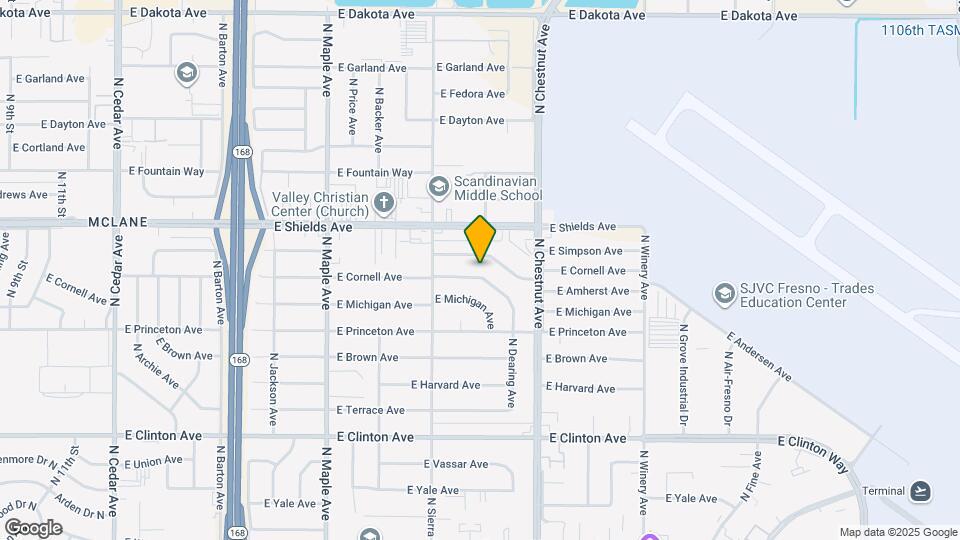 4741 E Cornell Ave Map and Location Details