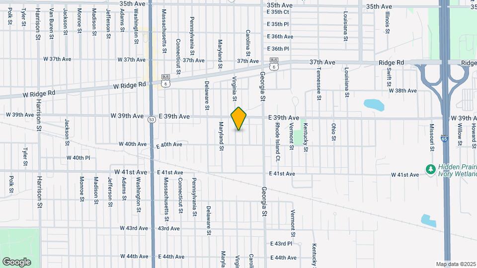 3957 Virginia St Map and Location Details