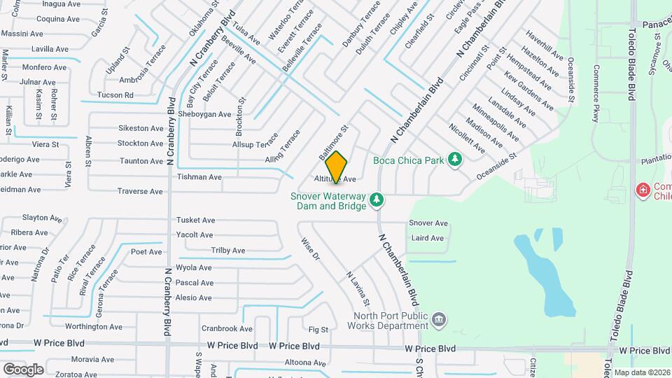 2142 Alliance Ave Map and Location Details