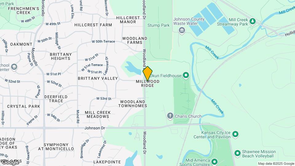 5203 Woodland Dr Mapa y Detalles de la Ubicación