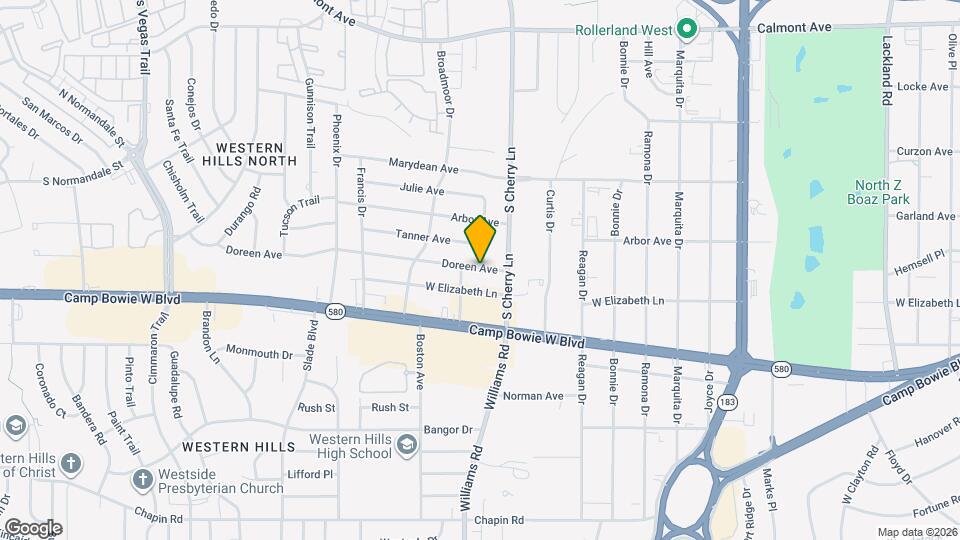 7915 Doreen Ave Map and Location Details