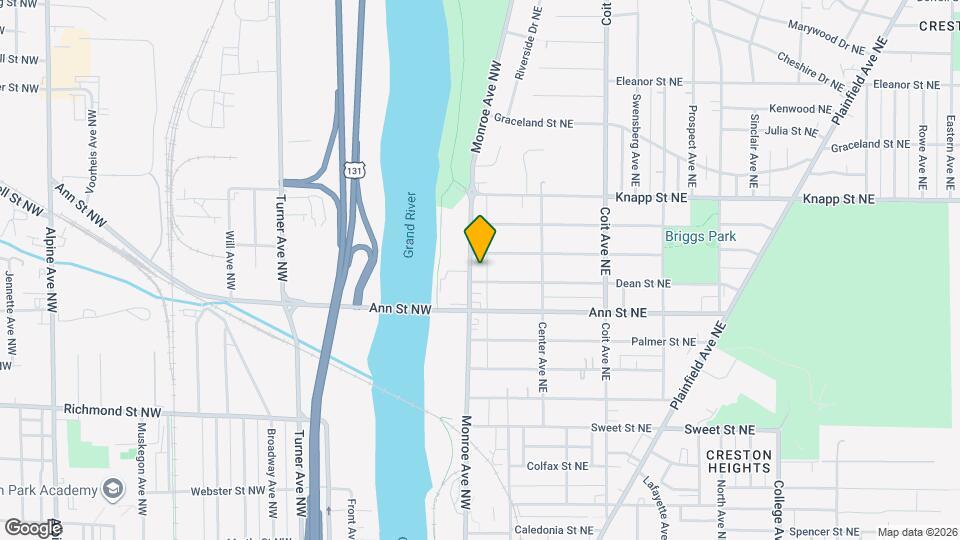 1844 Monroe Ave NW Map and Location Details