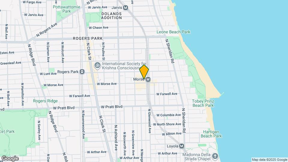 1412 W Morse Ave, Unit 5C Map and Location Details