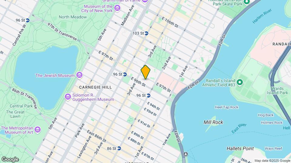 215 E 96th St Map and Location Details