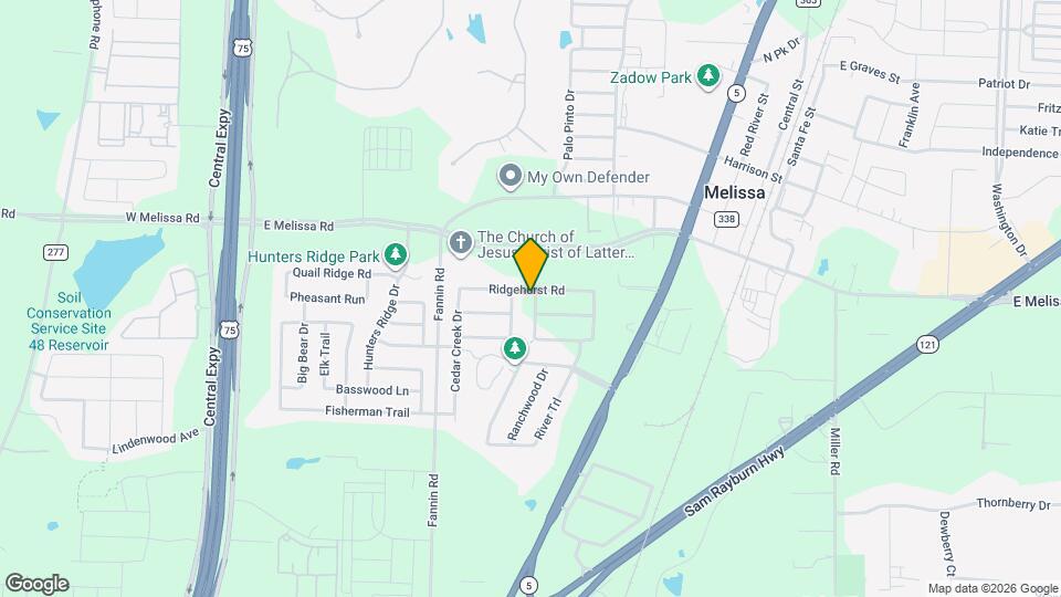 2507 Gentle Knoll Dr Mapa y Detalles de la Ubicación