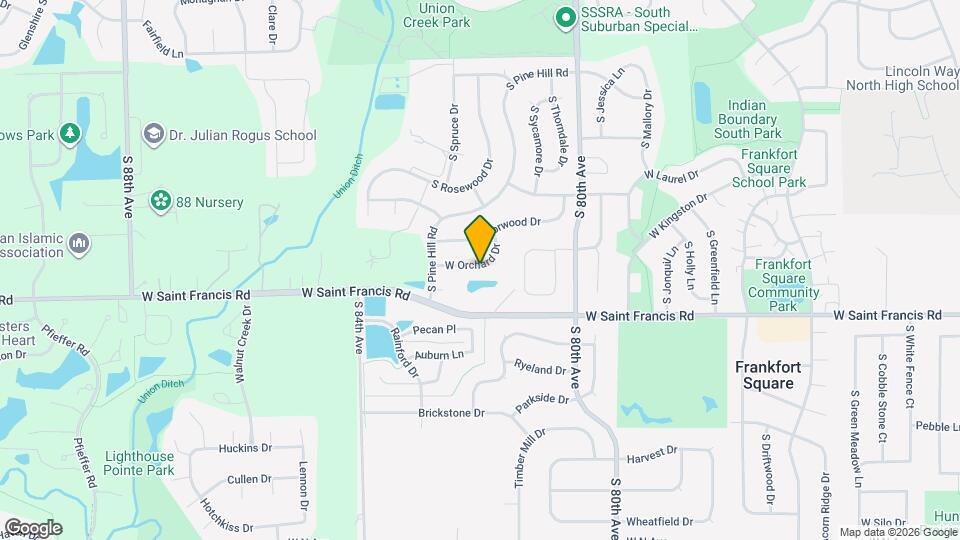 8161 W Orchard Dr Map and Location Details