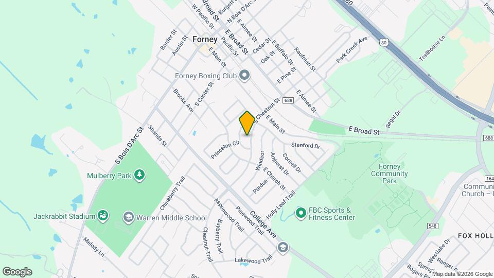 204 S Chestnut St Map and Location Details