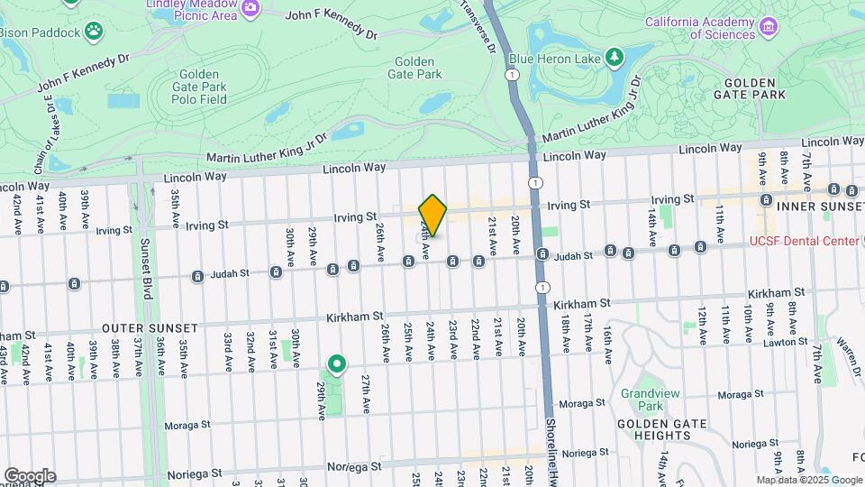 1358 24th Ave, Unit 2nd Floor Map and Location Details