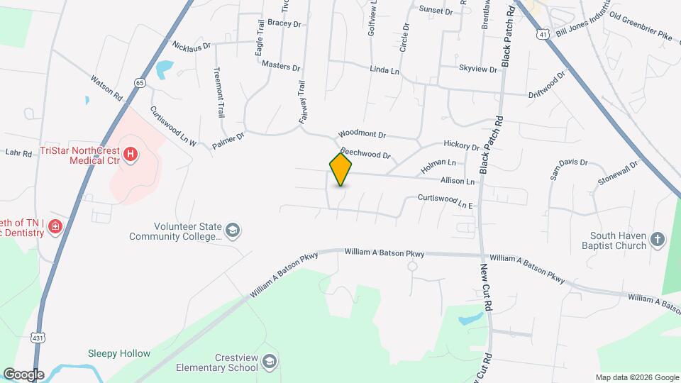 3902 N Hillwood Ct Map and Location Details