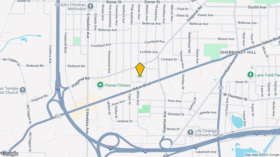 1381 Dover Ave Map and Location Details