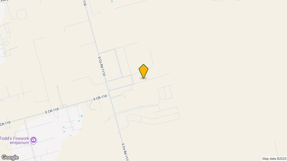 8603 E County Rd 110 Map and Location Details