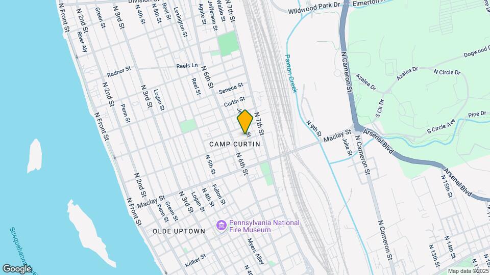 622 Woodbine St Map and Location Details