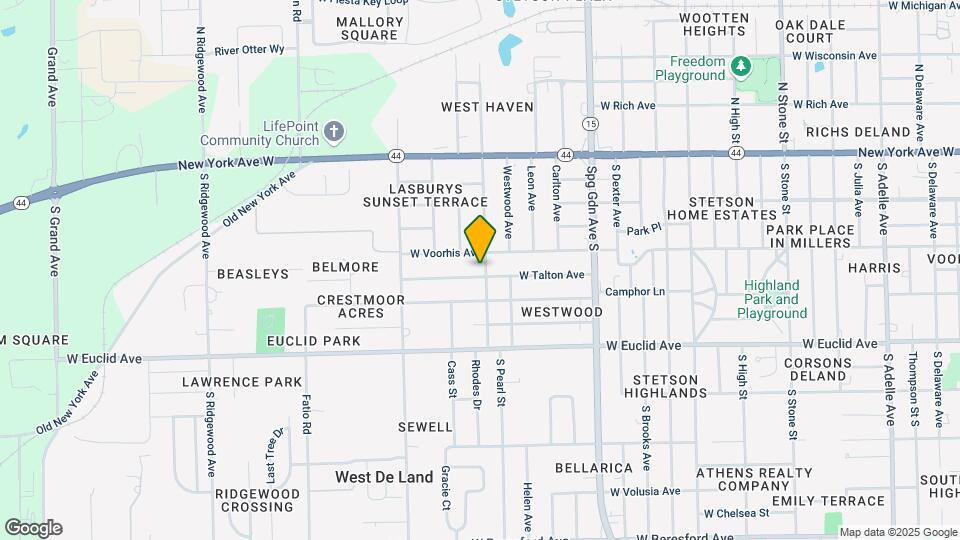 1303 W Talton Ave Map and Location Details