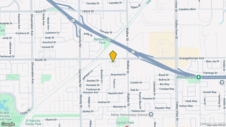 Brentwood Apartments Map and Location Details