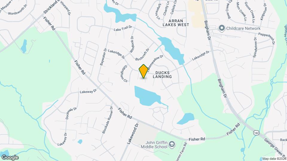 2012 Lakemeadow Dr Map and Location Details