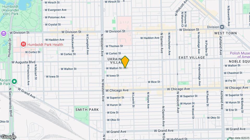 2231 W Walton St Mapa y Detalles de la Ubicación