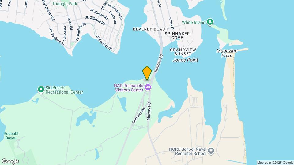 NAS Pensacola Homes Mapa y Detalles de la Ubicación
